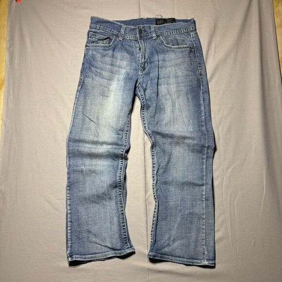 T.K. Axel Men's Jeans Wolcott Vintage Boot Blue Dark‎ Wash Size 32x30 - Picture 1 of 7